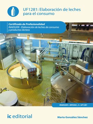 cover image of Elaboración de leches para el consumo. INAE0209
